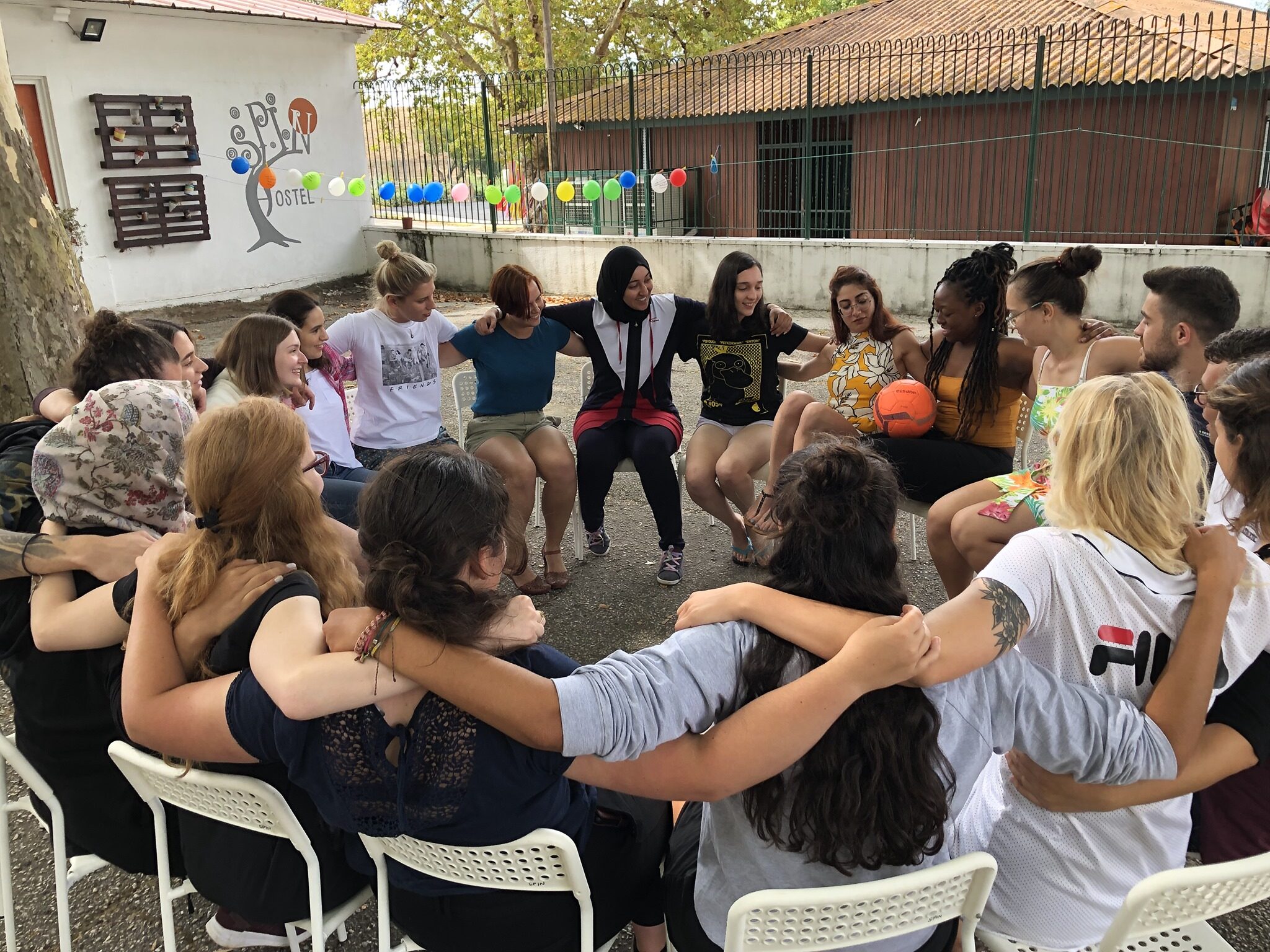 Actividade do SPIN Hostel no Espaço Comunitário do Bairro Padre Cruz