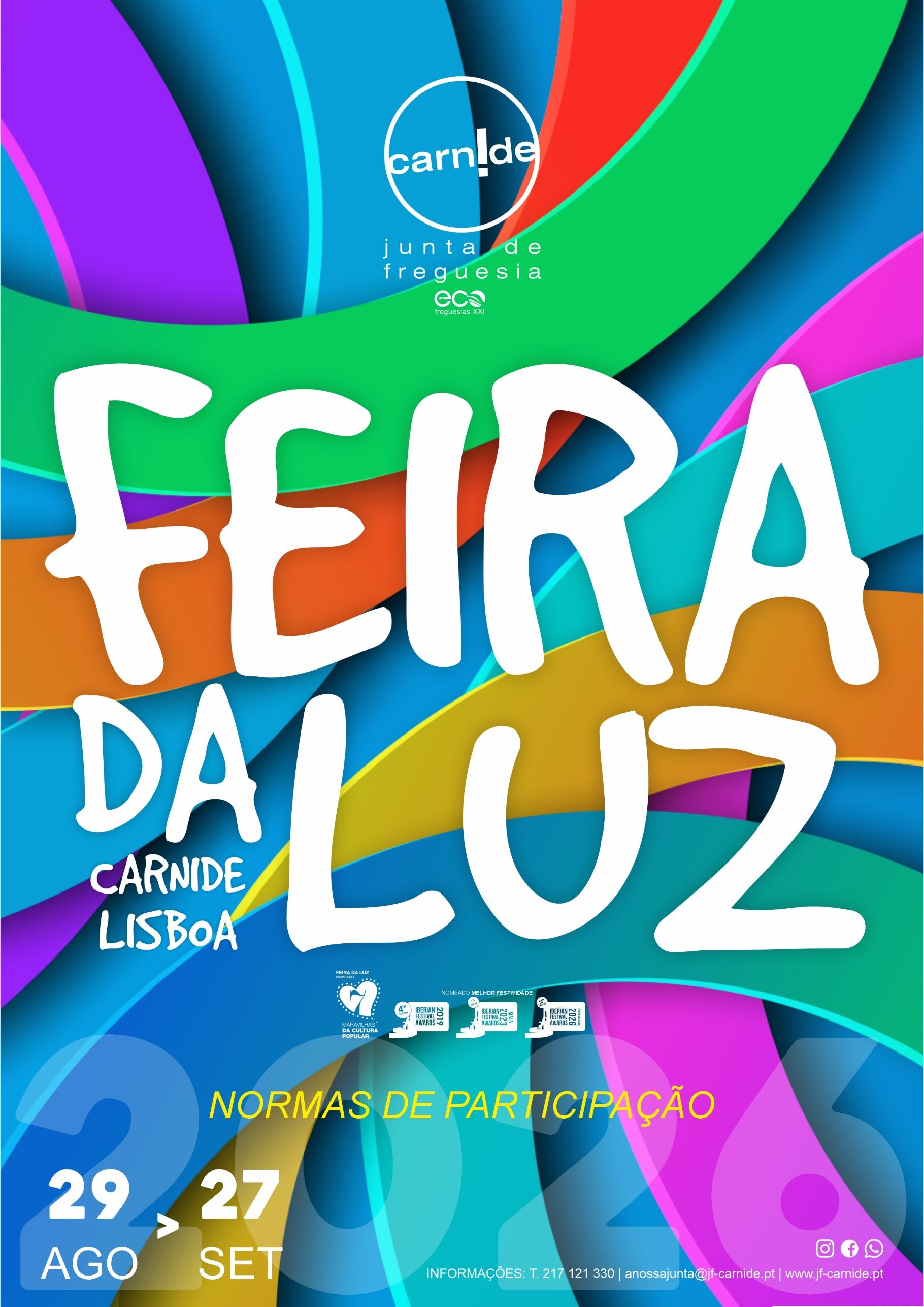 Capa das Normas de Participação — Feira da Luz 2026