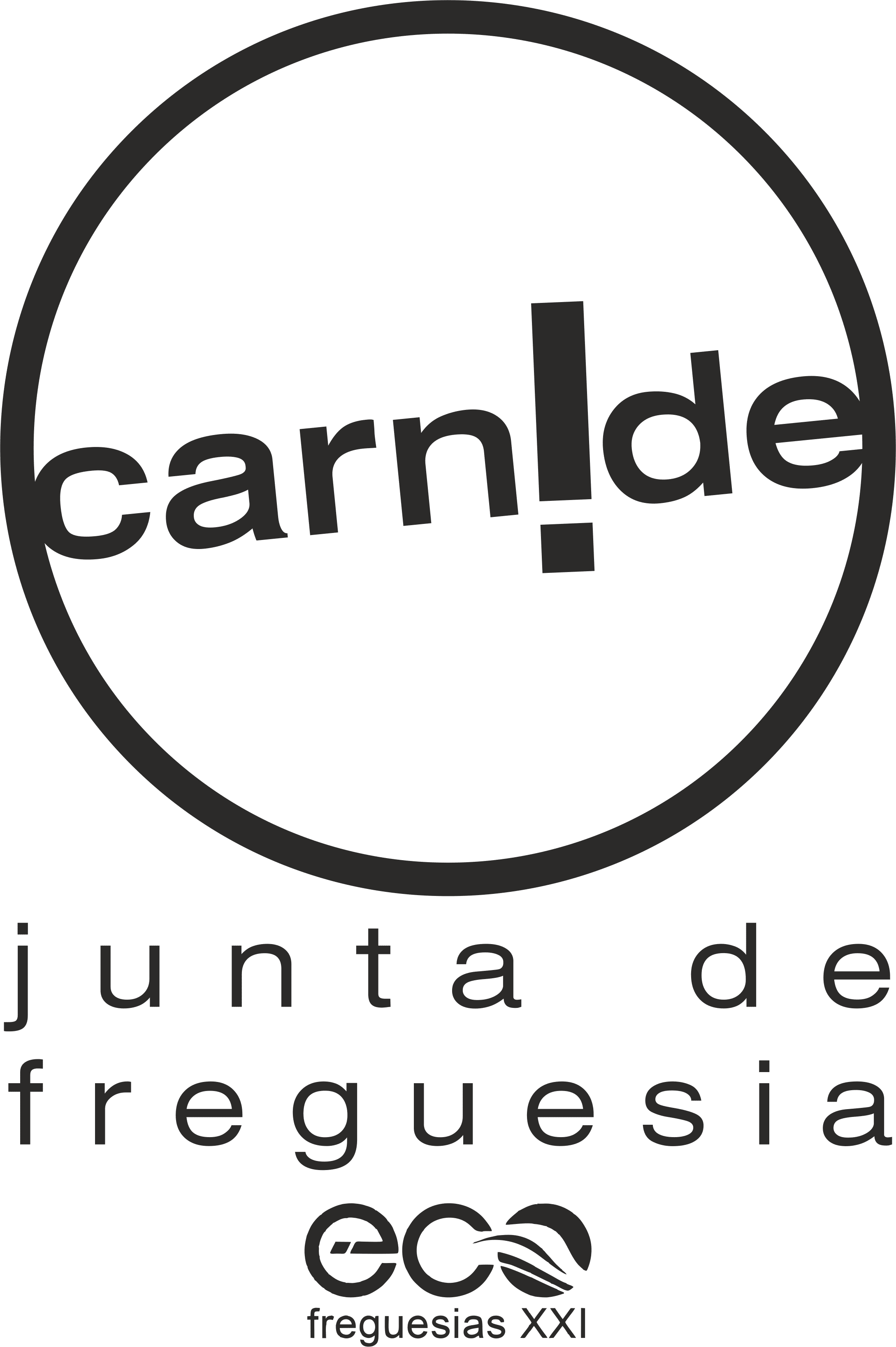 Logótipo JFC — versão preto e branco