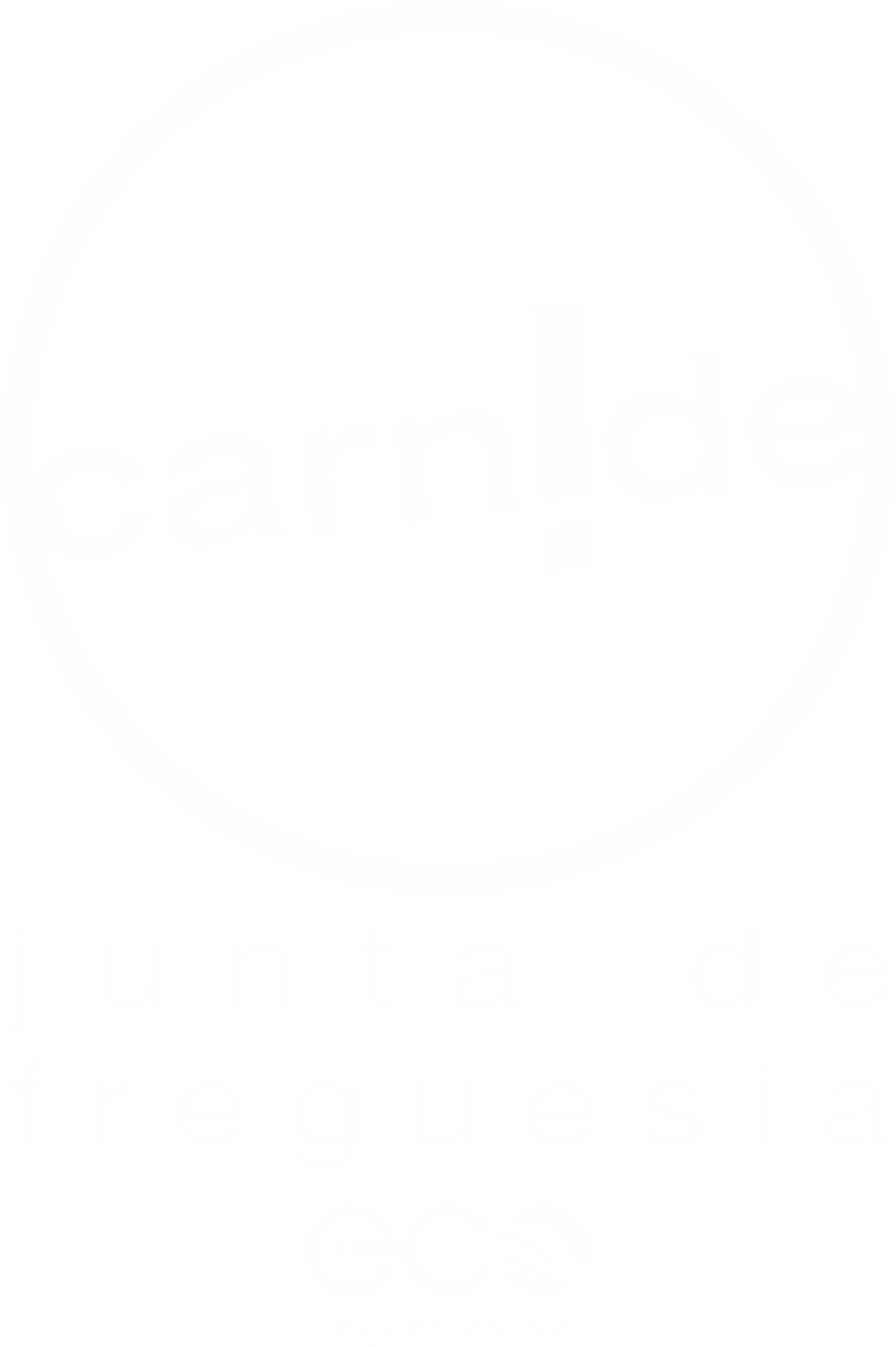 Logótipo da Junta de Freguesia de Carnide — versão branca