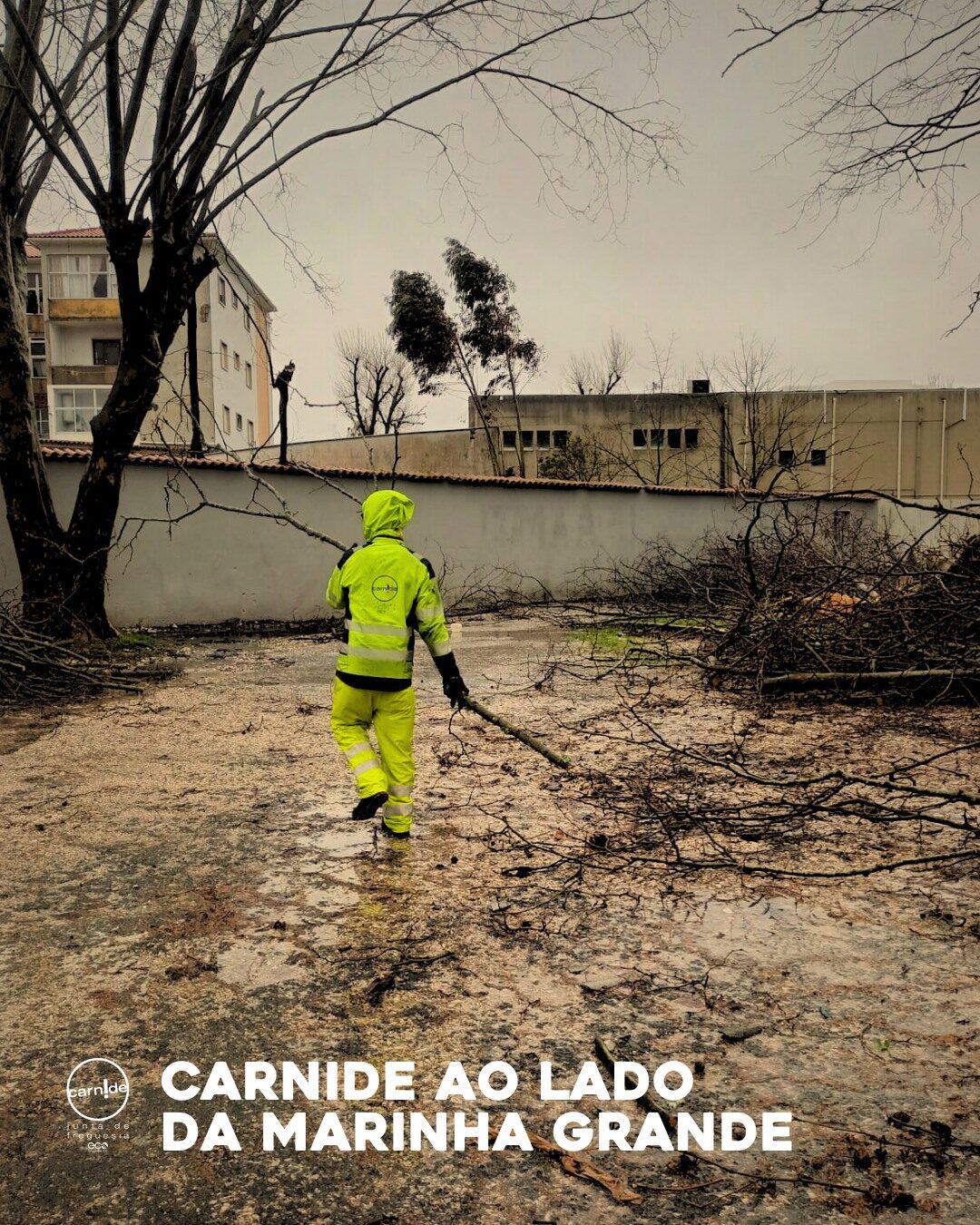 Carnide ao Lado da Marinha Grande — intervenção das equipas da JFC Carnide