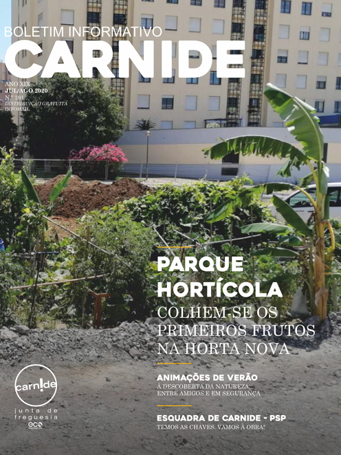 Capa do Boletim Colhem-se os primeiros frutos na Horta Nova
