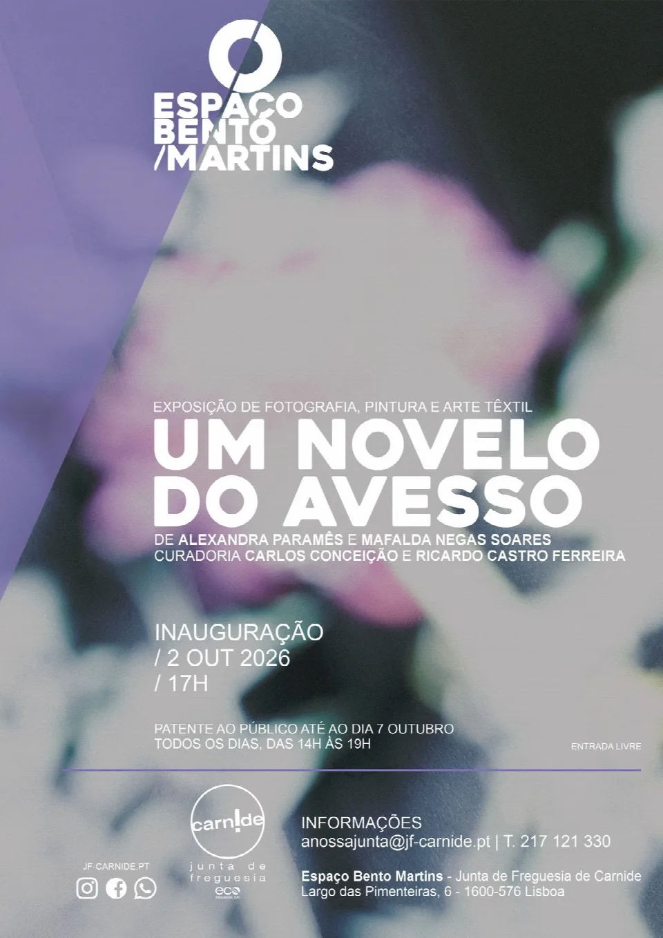 Cartaz: Exposição «Um Novelo do Avesso»
