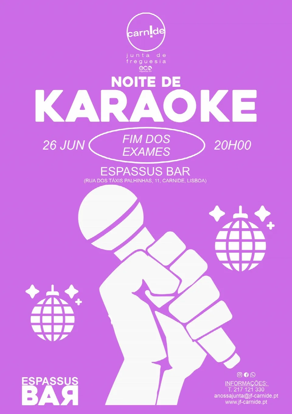 Cartaz: Noite de Karaoke