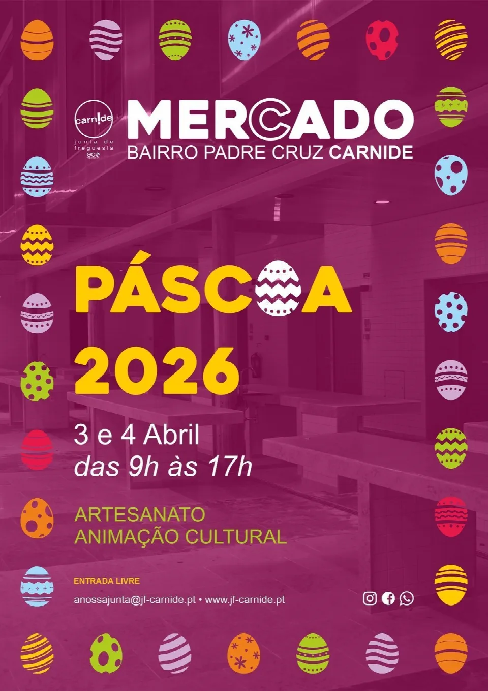 Cartaz: Páscoa no Mercado